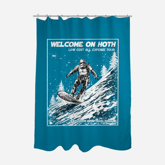 Welcome On Hoth-None-Polyester-Shower Curtain-kharmazero