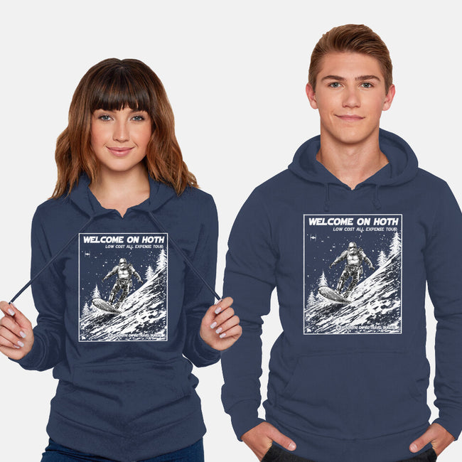 Welcome On Hoth-Unisex-Pullover-Sweatshirt-kharmazero