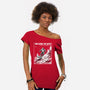 Welcome On Hoth-Womens-Off Shoulder-Tee-kharmazero