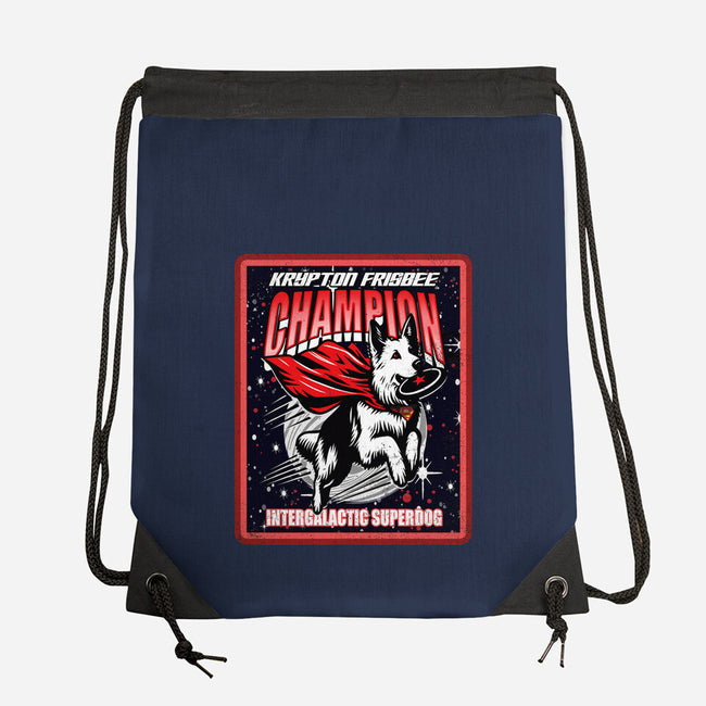 Krypton Frisbee Champ-None-Drawstring-Bag-palmstreet