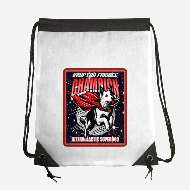 Krypton Frisbee Champ-None-Drawstring-Bag-palmstreet