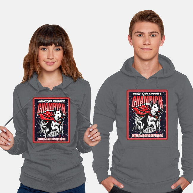 Krypton Frisbee Champ-Unisex-Pullover-Sweatshirt-palmstreet