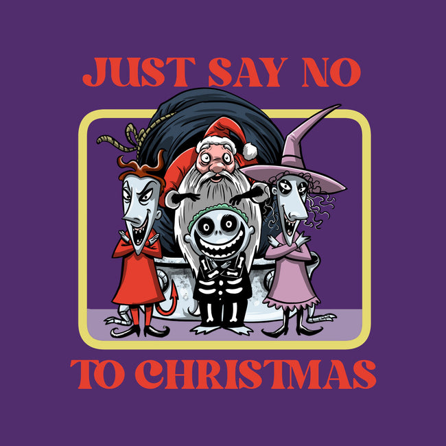 Say No To Christmas-None-Adjustable Tote-Bag-zascanauta