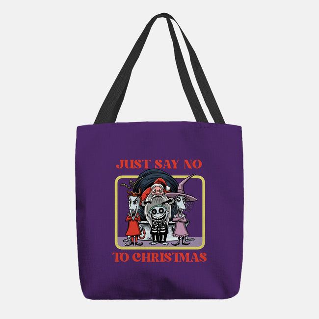 Say No To Christmas-None-Basic Tote-Bag-zascanauta