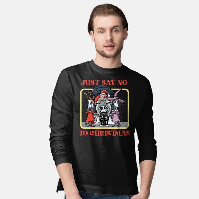 Say No To Christmas-Mens-Long Sleeved-Tee-zascanauta