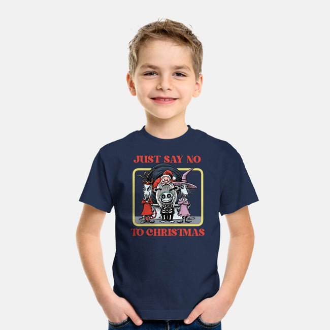 Say No To Christmas-Youth-Basic-Tee-zascanauta