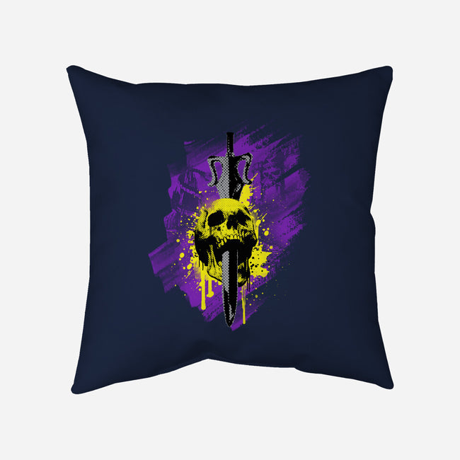 Dead Skull-None-Removable Cover w Insert-Throw Pillow-se7te