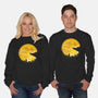 Pacmoon-Unisex-Crew Neck-Sweatshirt-dandingeroz