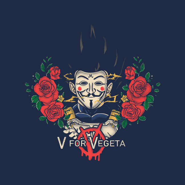 V For Vegeta-None-Polyester-Shower Curtain-turborat14