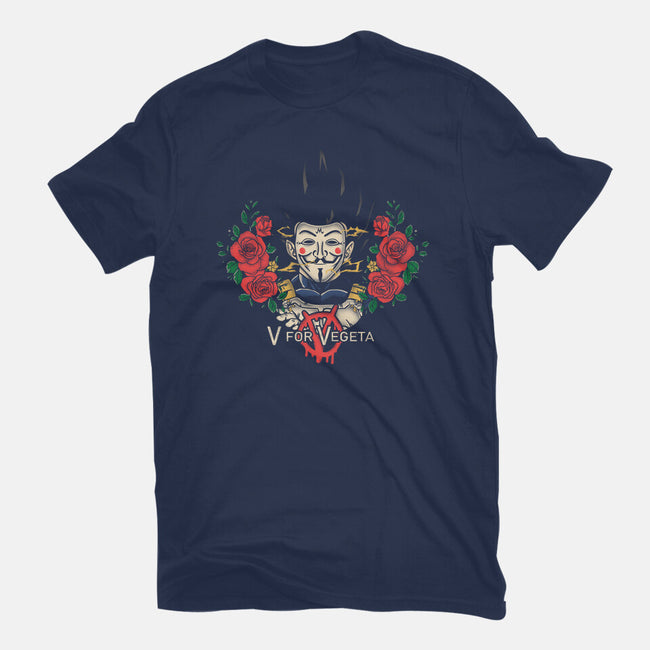 V For Vegeta-Mens-Basic-Tee-turborat14