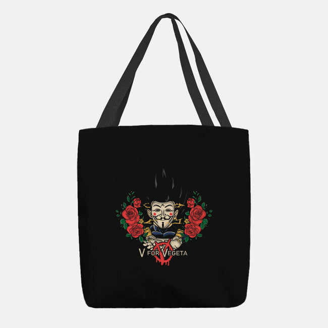 V For Vegeta-None-Basic Tote-Bag-turborat14