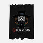 V For Vegan-None-Polyester-Shower Curtain-zascanauta