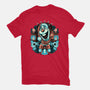 Christmas Snowman-Mens-Heavyweight-Tee-glitchygorilla