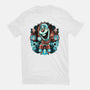 Christmas Snowman-Mens-Heavyweight-Tee-glitchygorilla