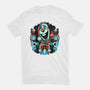 Christmas Snowman-Womens-Basic-Tee-glitchygorilla