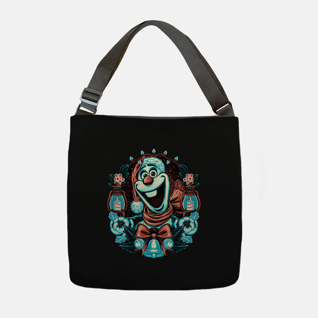 Christmas Snowman-None-Adjustable Tote-Bag-glitchygorilla