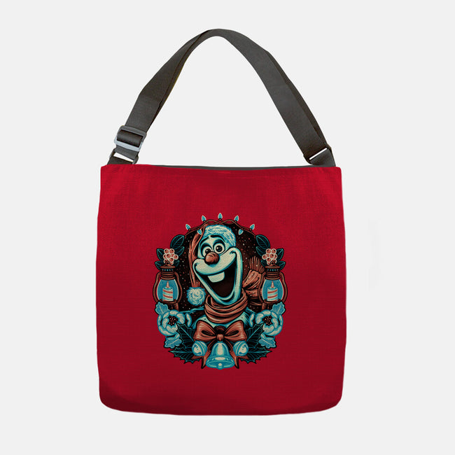 Christmas Snowman-None-Adjustable Tote-Bag-glitchygorilla