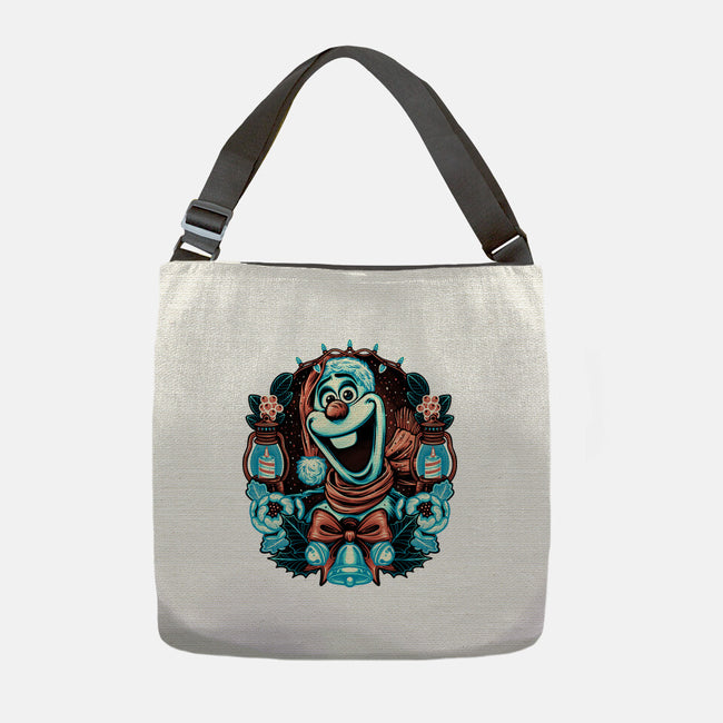 Christmas Snowman-None-Adjustable Tote-Bag-glitchygorilla