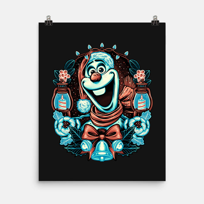 Christmas Snowman-None-Matte-Poster-glitchygorilla