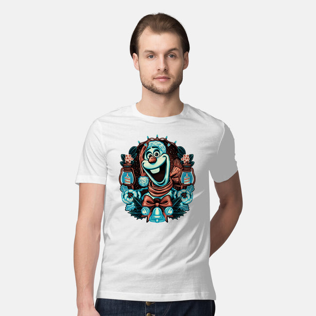 Christmas Snowman-Mens-Premium-Tee-glitchygorilla