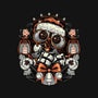 Christmas Robot-Womens-Off Shoulder-Sweatshirt-glitchygorilla