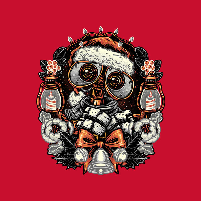 Christmas Robot-Youth-Crew Neck-Sweatshirt-glitchygorilla