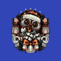 Christmas Robot-Youth-Crew Neck-Sweatshirt-glitchygorilla