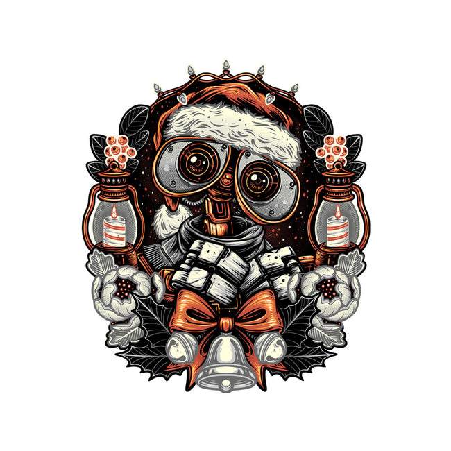 Christmas Robot-None-Stretched-Canvas-glitchygorilla