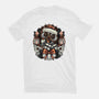 Christmas Robot-Mens-Heavyweight-Tee-glitchygorilla