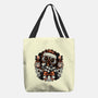 Christmas Robot-None-Basic Tote-Bag-glitchygorilla