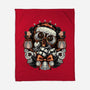 Christmas Robot-None-Fleece-Blanket-glitchygorilla