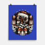 Christmas Robot-None-Matte-Poster-glitchygorilla