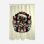 Christmas Robot-None-Polyester-Shower Curtain-glitchygorilla