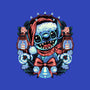 Christmas Alien-None-Glossy-Sticker-glitchygorilla