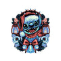 Christmas Alien-Unisex-Crew Neck-Sweatshirt-glitchygorilla