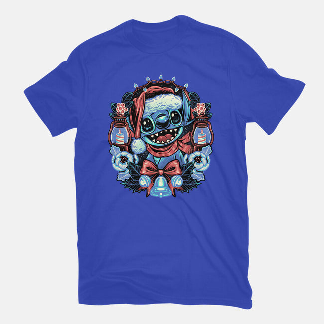 Christmas Alien-Mens-Premium-Tee-glitchygorilla