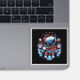 Christmas Alien-None-Glossy-Sticker-glitchygorilla