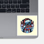 Christmas Alien-None-Glossy-Sticker-glitchygorilla