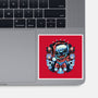 Christmas Alien-None-Glossy-Sticker-glitchygorilla