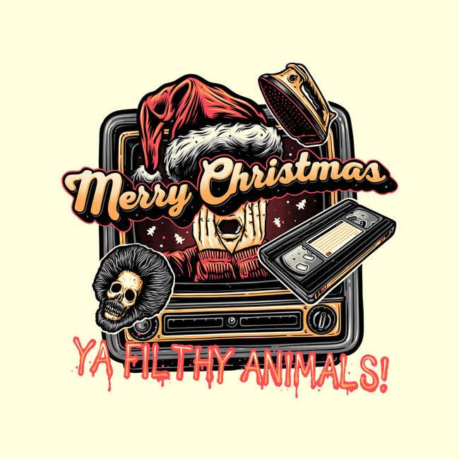 Christmas Animals-Unisex-Basic-Tank-glitchygorilla