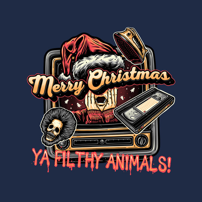 Christmas Animals-Unisex-Crew Neck-Sweatshirt-glitchygorilla