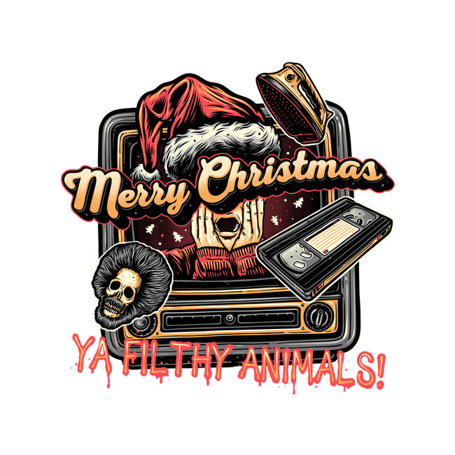 Christmas Animals-None-Glossy-Sticker-glitchygorilla