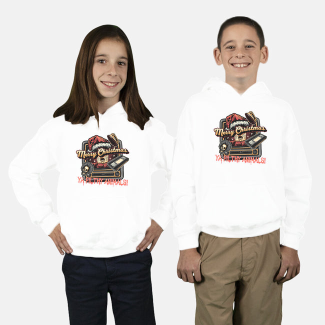 Christmas Animals-Youth-Pullover-Sweatshirt-glitchygorilla