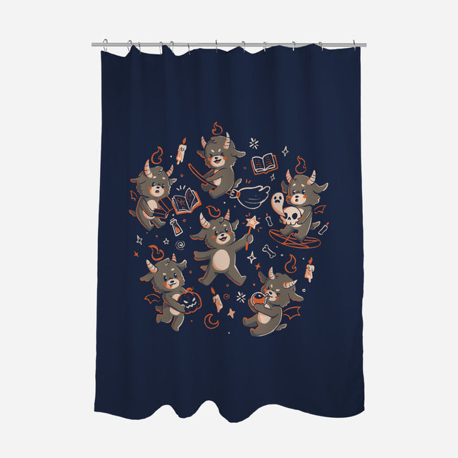 Dark Cuties-None-Polyester-Shower Curtain-eduely