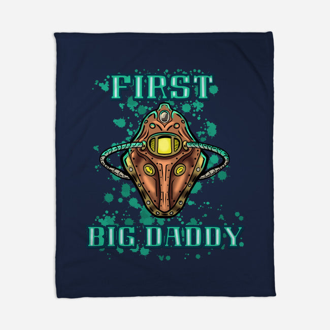 First Big Daddy-None-Fleece-Blanket-nickzzarto