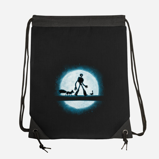 Hakuna Robot-None-Drawstring-Bag-teesgeex