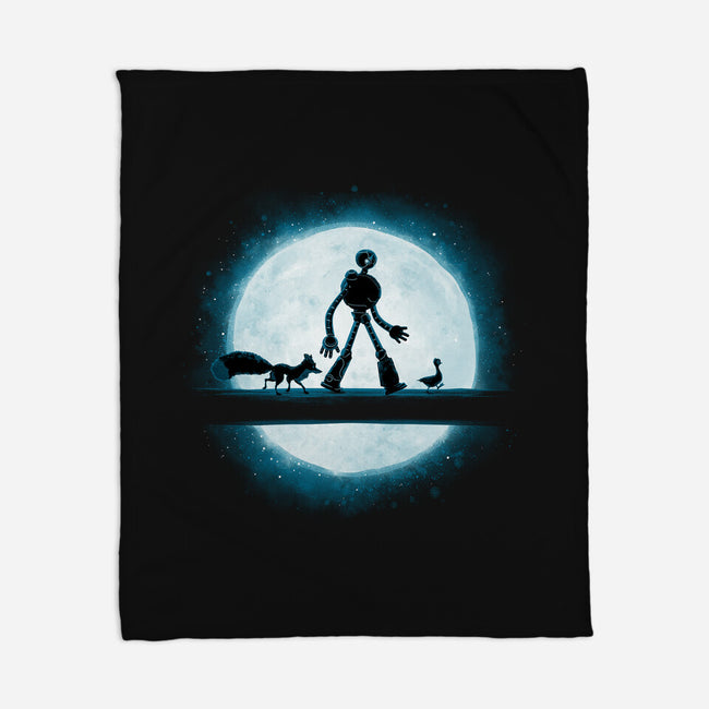 Hakuna Robot-None-Fleece-Blanket-teesgeex