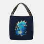 Ice Kawaii Kitsune-None-Adjustable Tote-Bag-NemiMakeit