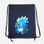 Ice Kawaii Kitsune-None-Drawstring-Bag-NemiMakeit