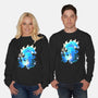 Ice Kawaii Kitsune-Unisex-Crew Neck-Sweatshirt-NemiMakeit